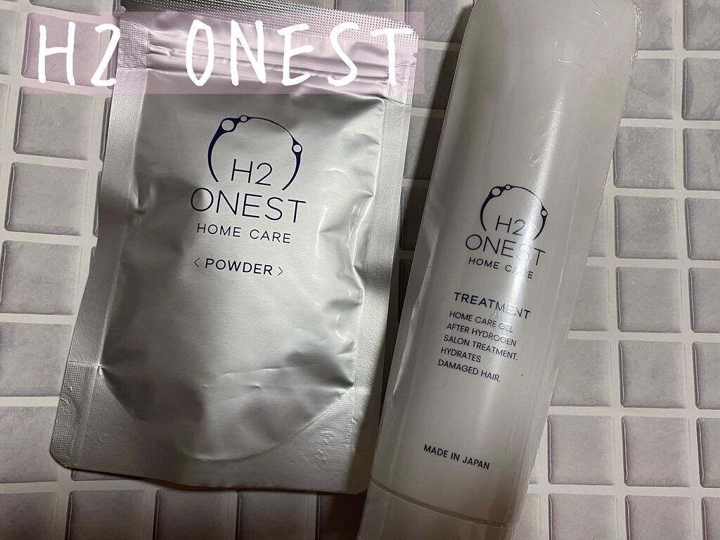 水素パウダー/H2 ONEST/洗い流すヘアトリートメントを使ったクチコミ（1枚目）