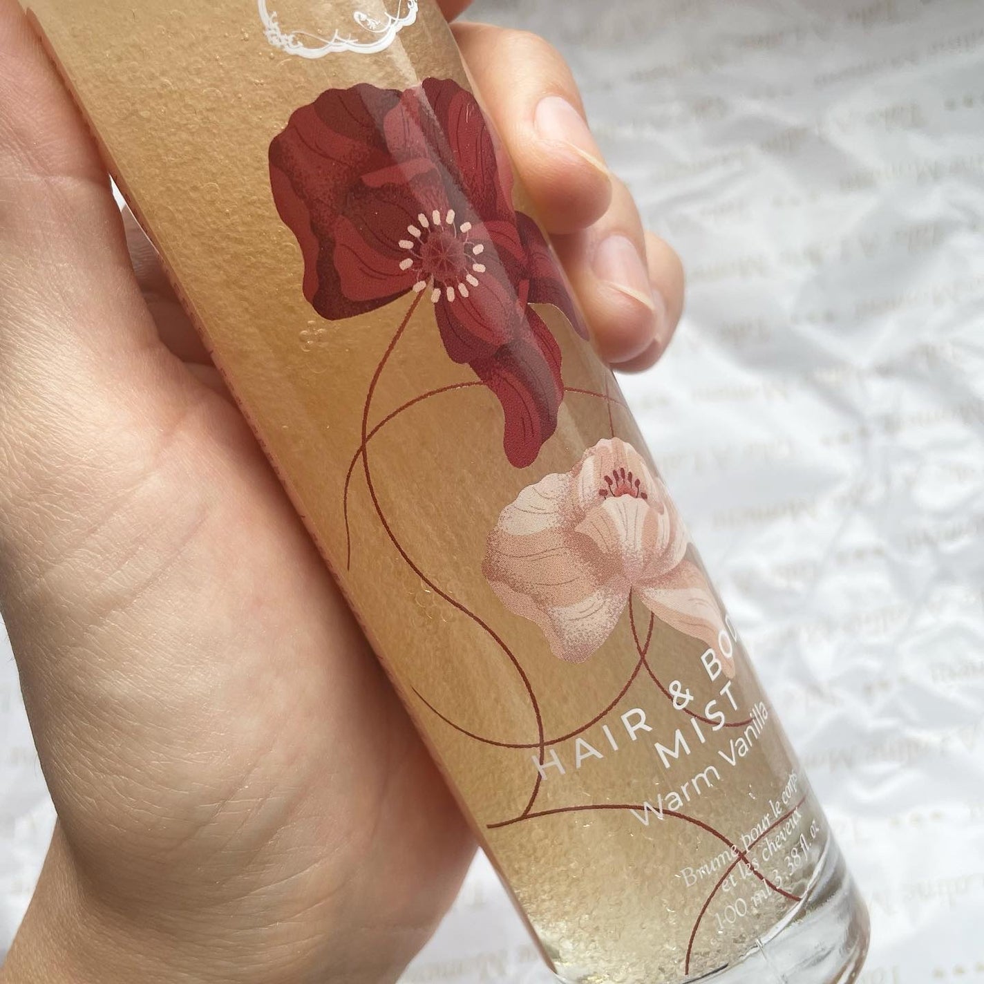 ウォームバニラ ヘア&ボディミスト/Laline/香水(その他)を使ったクチコミ(3枚目)