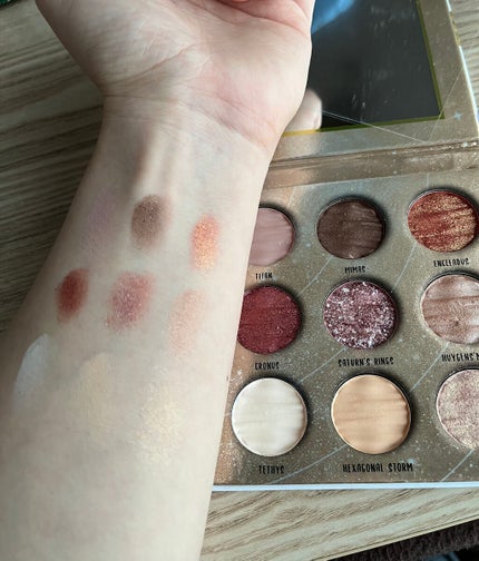 ギャラクシー9色アイシャドウパレット/DiTO/アイシャドウパレットを使ったクチコミ(4枚目)