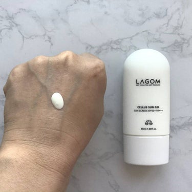 サンジェル SPF50+／PA+++/LAGOM /日焼け止め・UVケアを使ったクチコミ（2枚目）