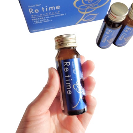 Re time ブルーローズドリンク/オーラムブルー/美容ドリンクを使ったクチコミ(5枚目)