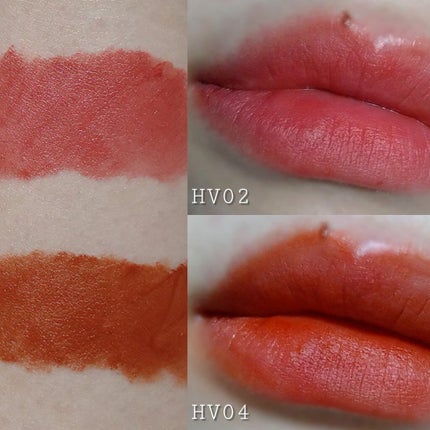 ハーフアンドハーフウォーターベルベットティント/BLACK ROUGE/リップティントを使ったクチコミ(2枚目)