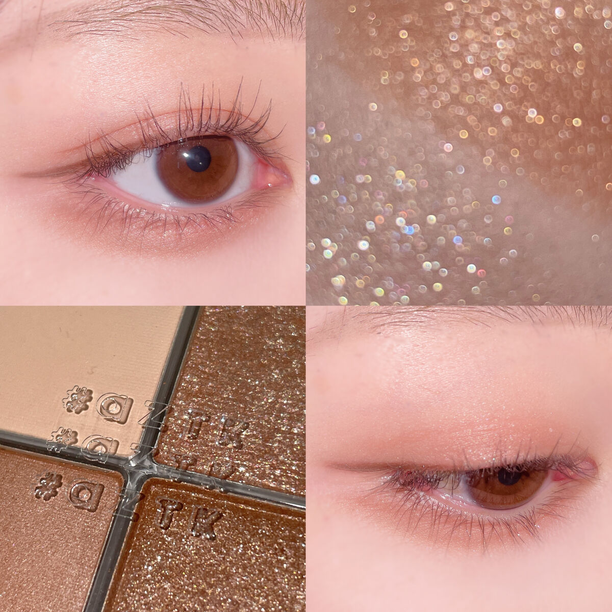 4色アイシャドウパレット/aZTK/アイシャドウパレットを使ったクチコミ（3枚目）