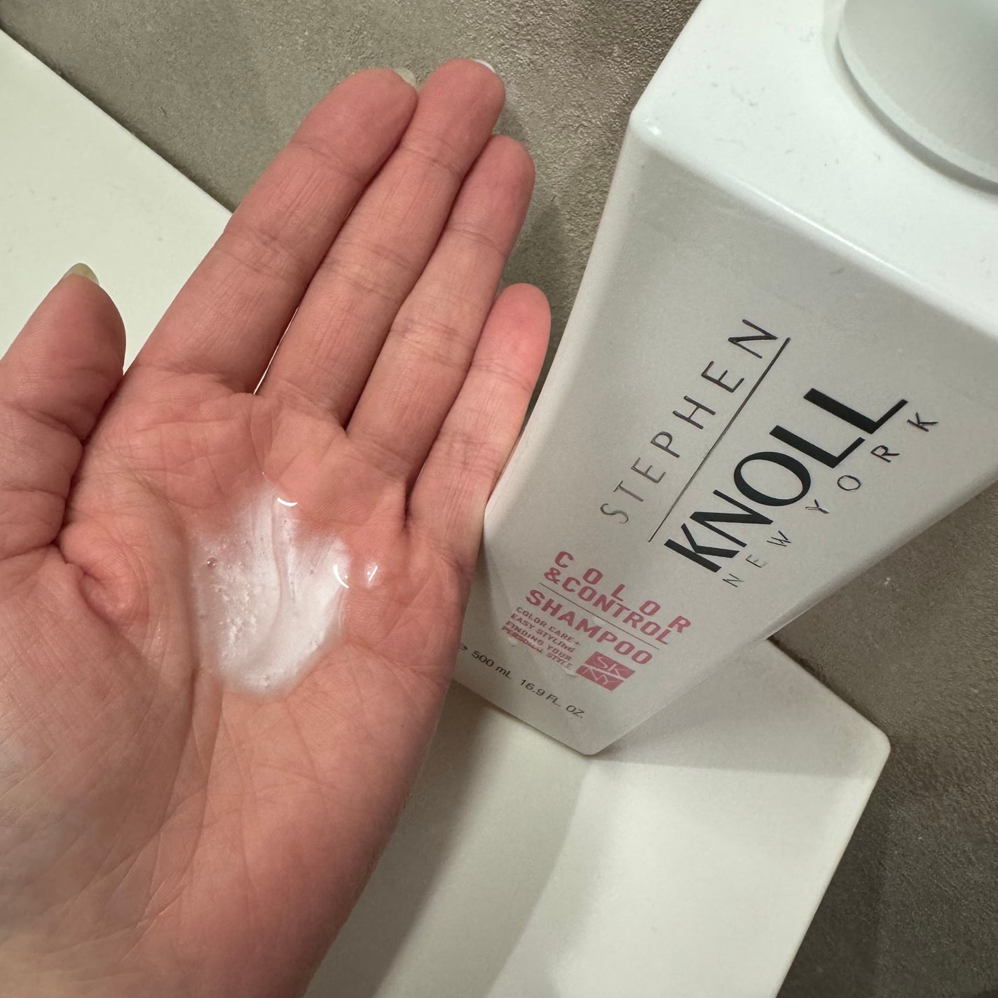 カラーコントロール シャンプー W/コンディショナー W/スティーブンノル ニューヨーク/市販シャンプーを使ったクチコミ(2枚目)