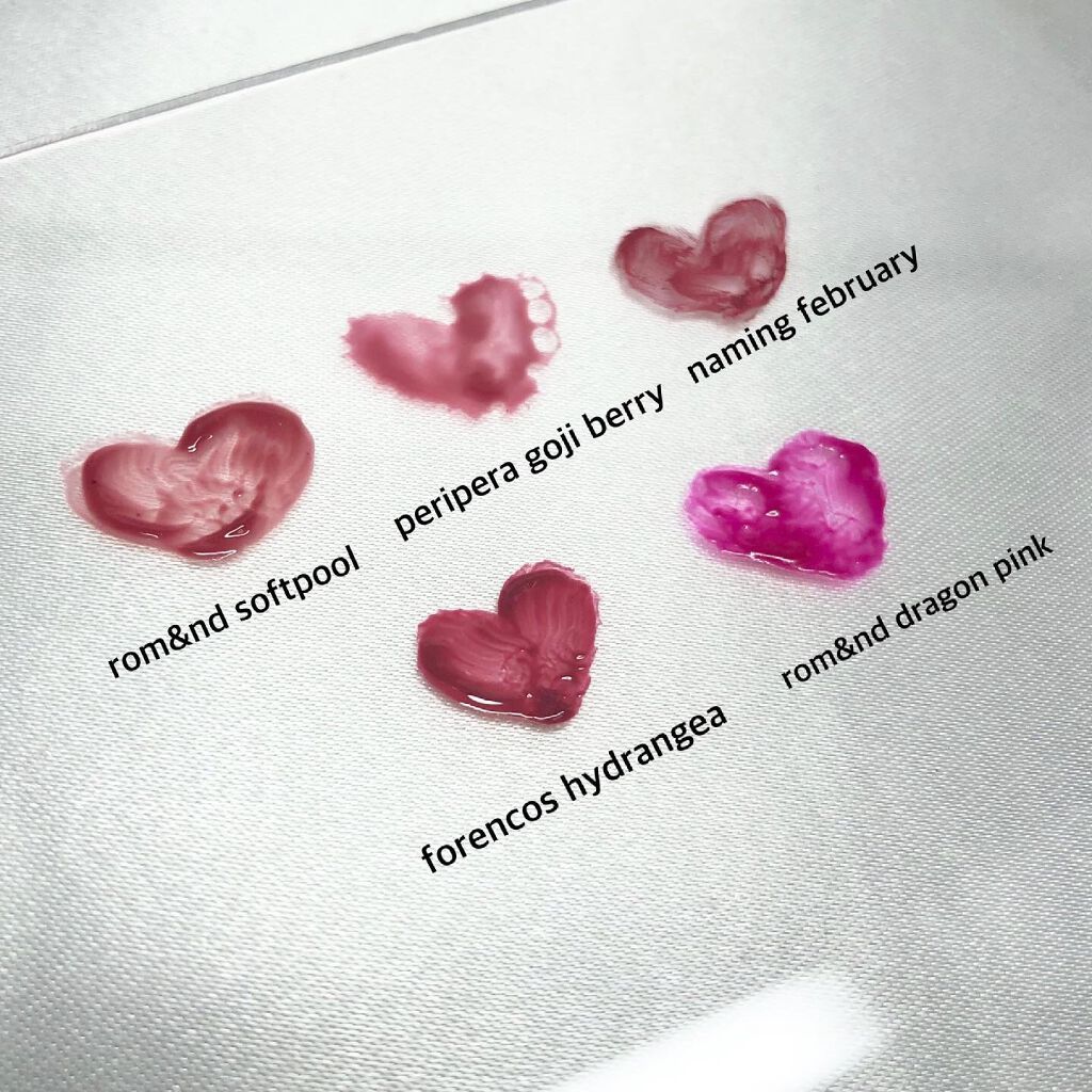 ジューシーラスティングティント/rom&nd/リップティントを使ったクチコミ(3枚目)