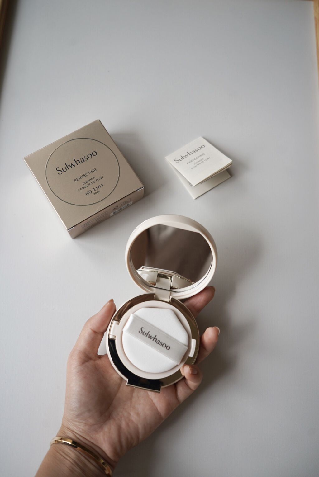 パーフェクティング クッション/エアリ/Sulwhasoo/クッションファンデーションを使ったクチコミ（2枚目）