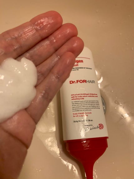 フォリゲンシーソルトスケーラー(頭皮用シャンプー)/Dr.FORHAIR/市販シャンプーを使ったクチコミ(1枚目)