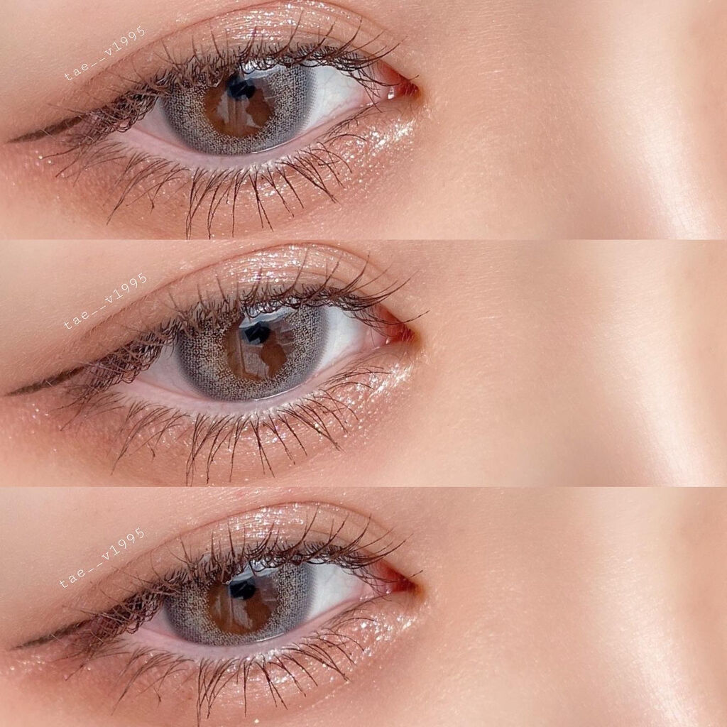 OMG kristin グレー/Hapa kristin/カラーコンタクトレンズを使ったクチコミ（2枚目）