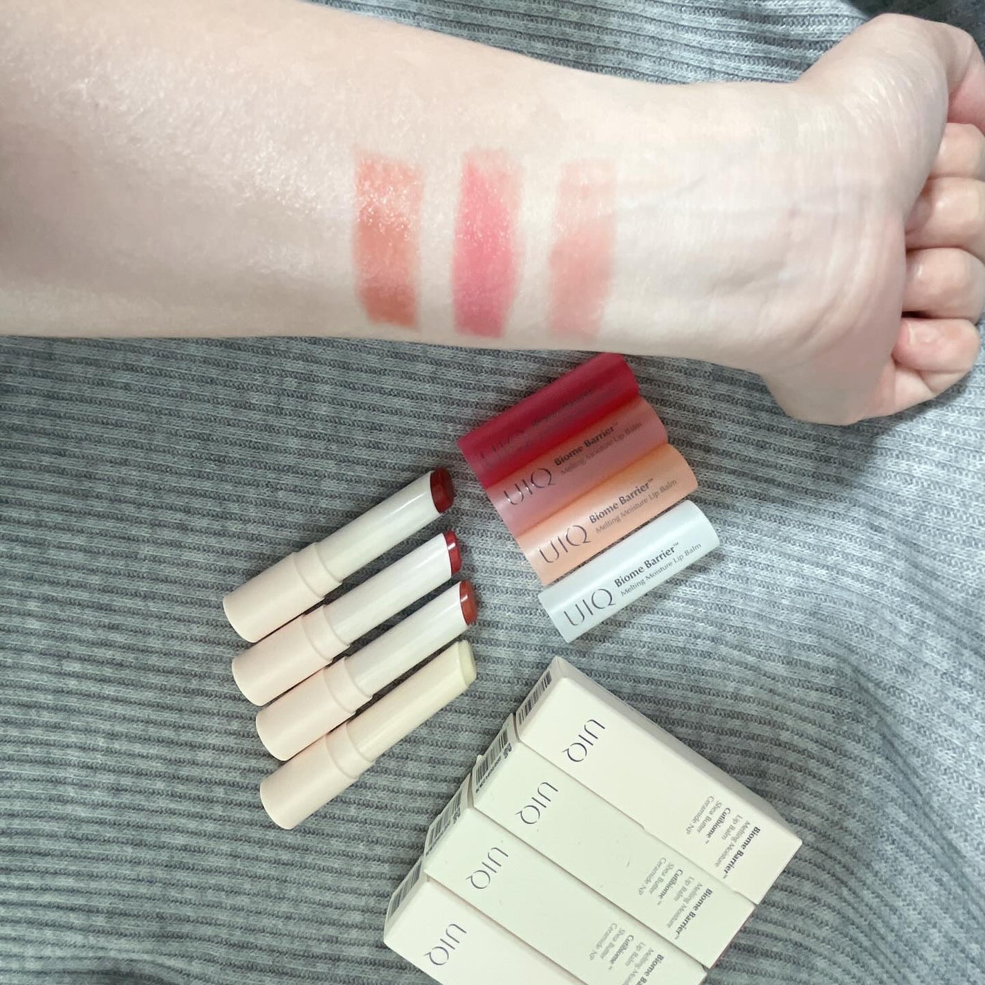 バイオームバリアメルティングモイスチャーリップバーム/UIQ/リップバームを使ったクチコミ(6枚目)