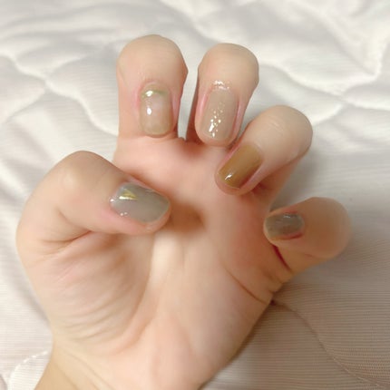 ジェルネイルシール/キャンドゥ/ネイルシールを使ったクチコミ(3枚目)