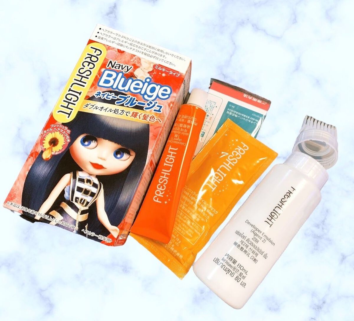 ミルキーヘアカラー/フレッシュライト/ヘアカラーを使ったクチコミ（2枚目）