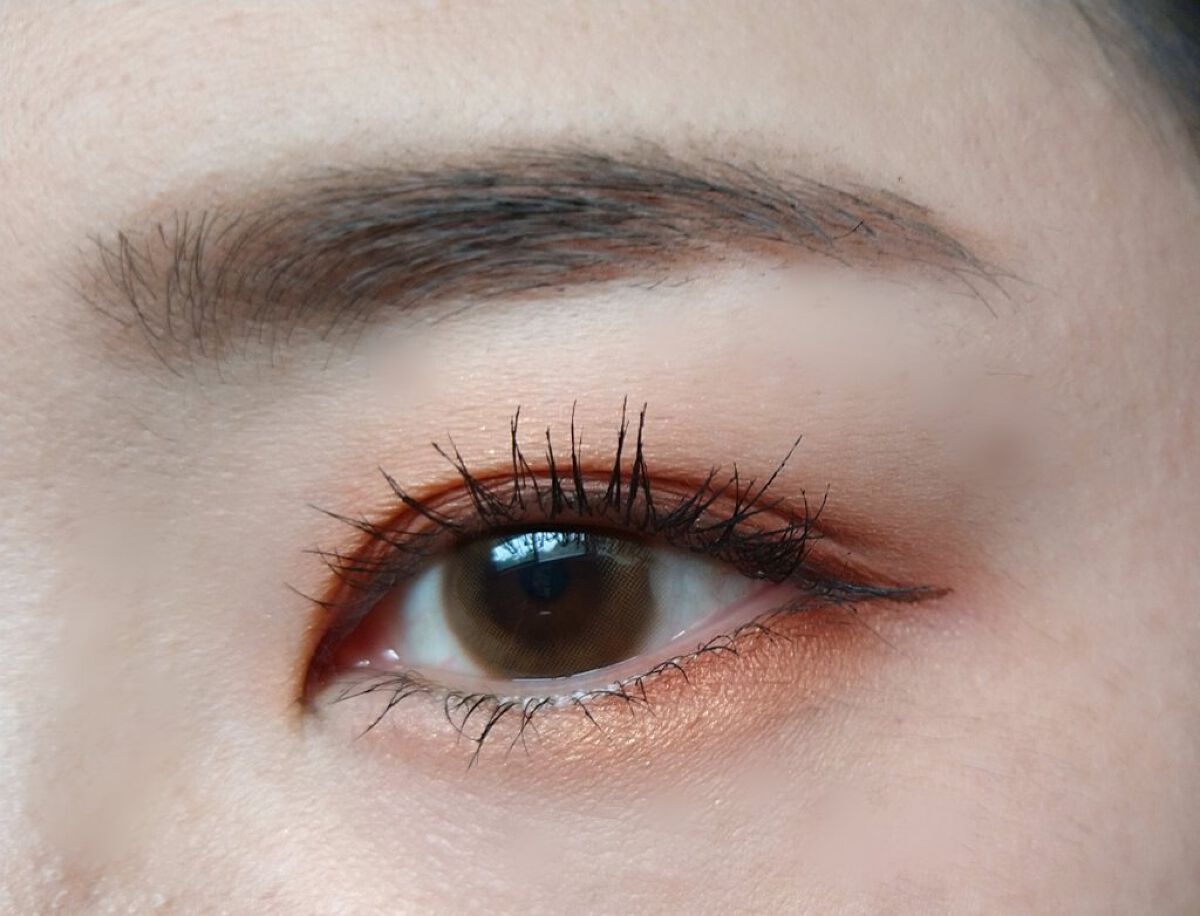 ツイン カラー アイシャドウ 42 オレンジ系/ちふれ/アイシャドウパレットを使ったクチコミ（3枚目）