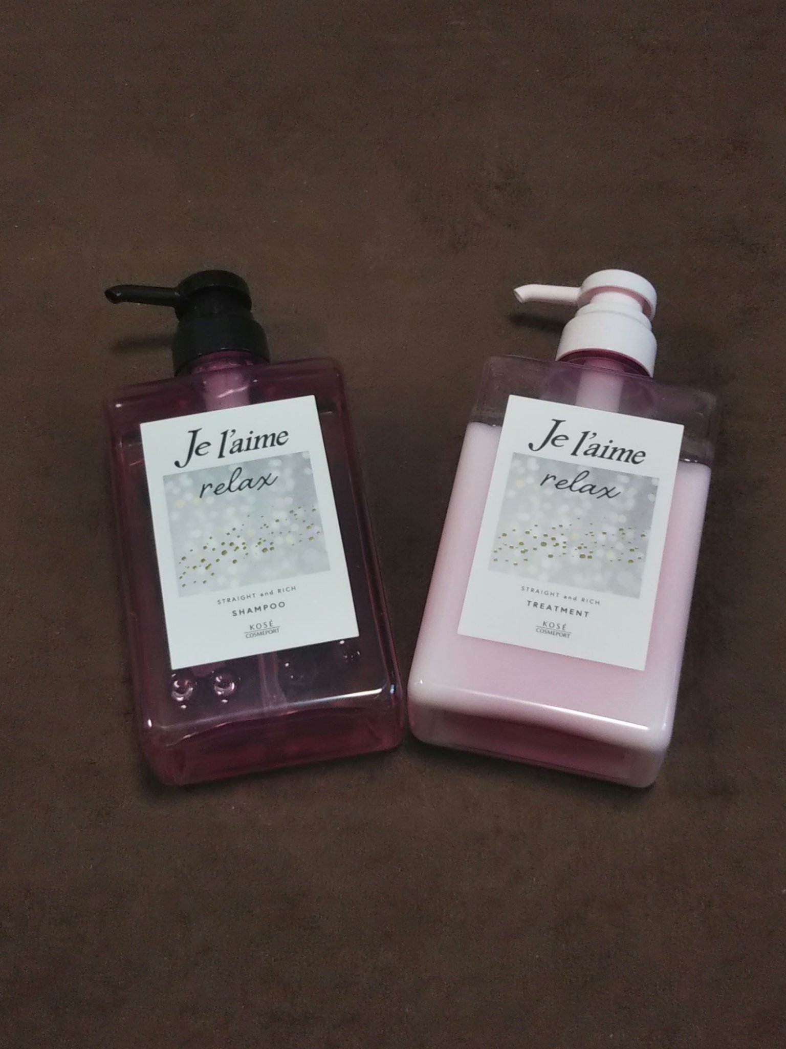 リラックス ミッドナイトリペア シャンプー／ヘアトリートメント (ストレート＆リッチ)/Je l'aime/市販シャンプーを使ったクチコミ（1枚目）