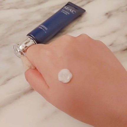 シワ改善クリームプレミアム/SEAC/アイケア・アイクリームを使ったクチコミ(3枚目)