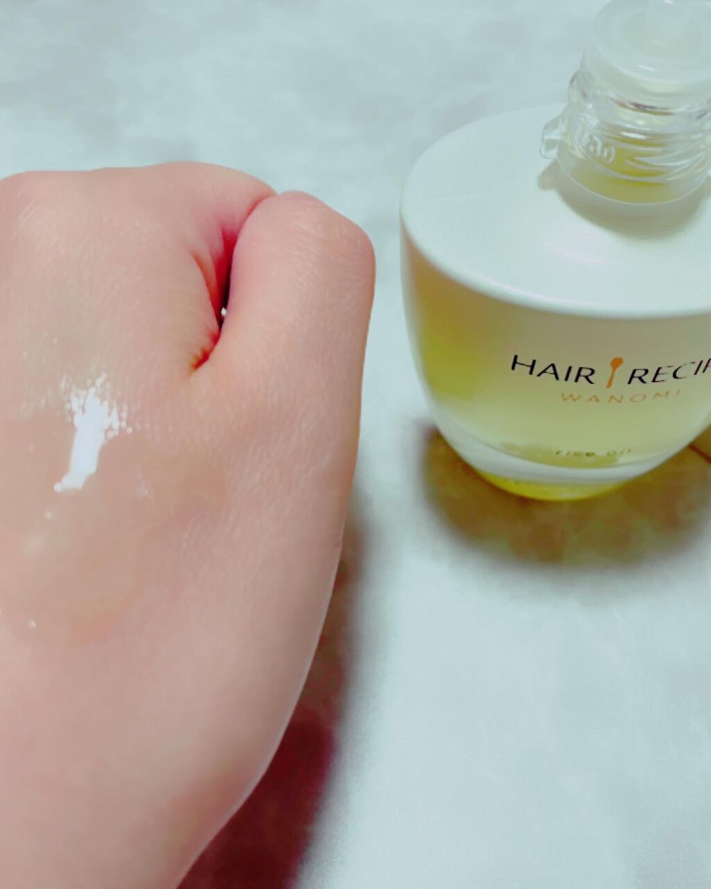 さらとろライスオイル(洗い流さないトリートメント)/WANOMI/ヘアオイルを使ったクチコミ(5枚目)