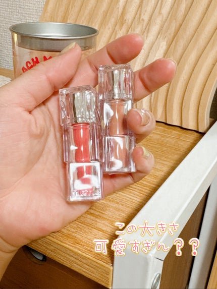 WATERISM GLOW TINT MINI SPECIAL SET PEACH MLBB/TIRTIR(ティルティル)/メイクアップキットを使ったクチコミ(2枚目)