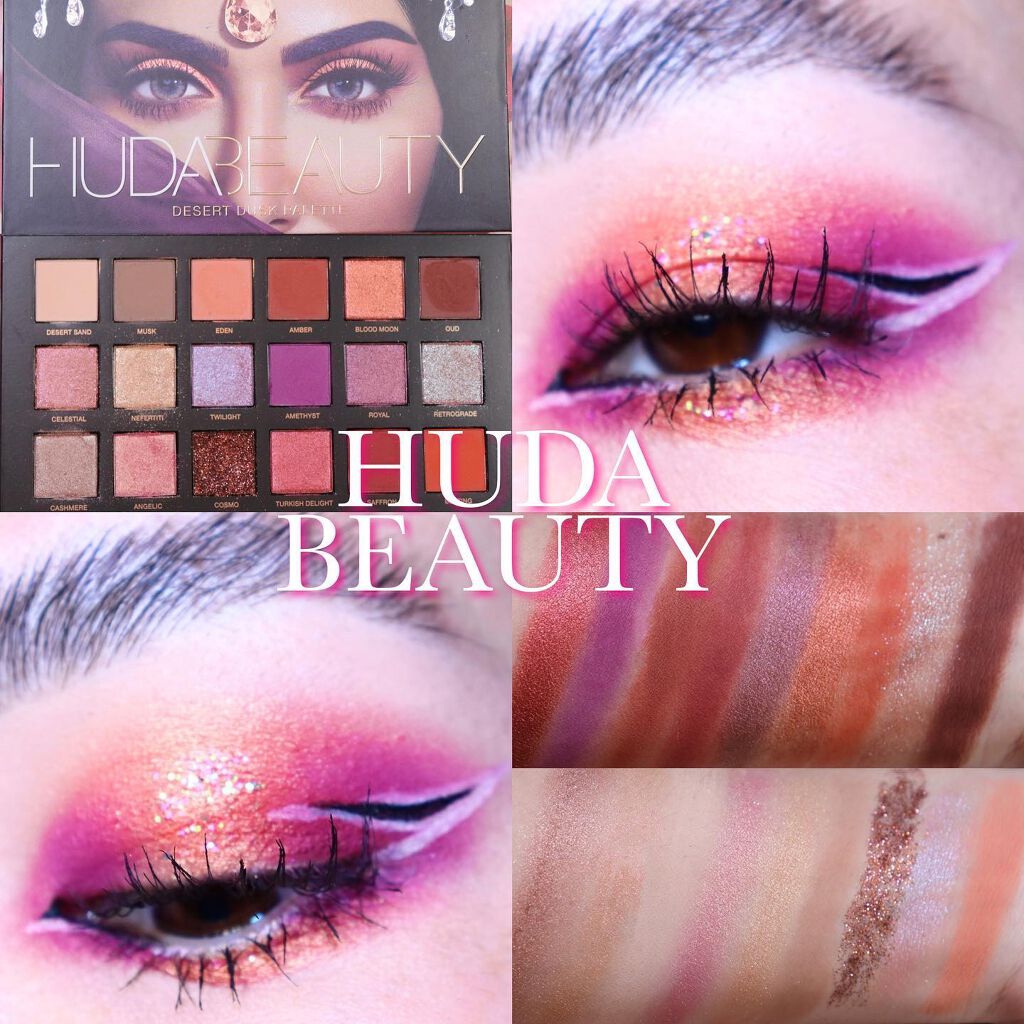 フーダビューティ デザート ダスク アイシャドウパレット/Huda Beauty/アイシャドウパレットを使ったクチコミ(1枚目)