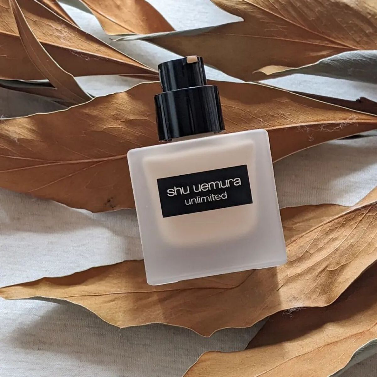 （旧）アンリミテッド ラスティング フルイド/shu uemura/リキッドファンデーションを使ったクチコミ（2枚目）