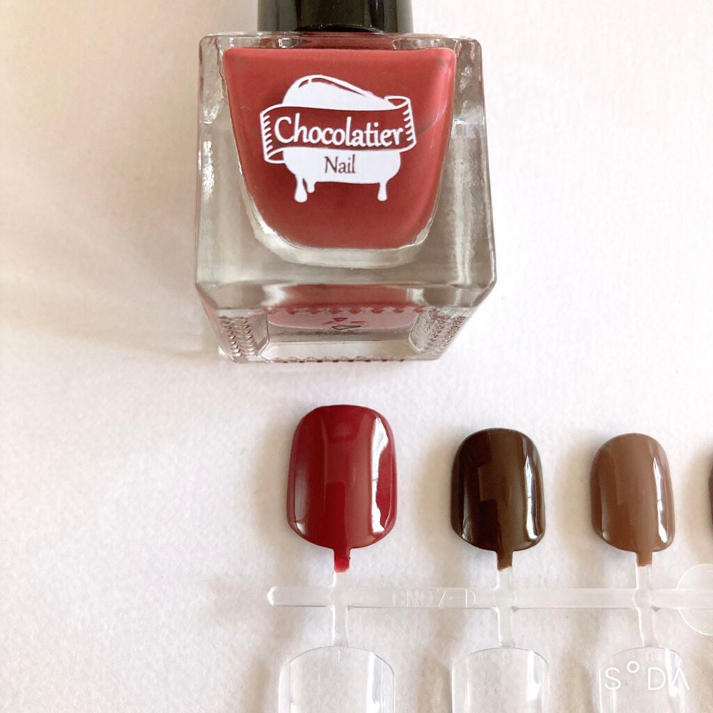 TMショコラティエネイルS/セリア/マニキュアを使ったクチコミ(3枚目)