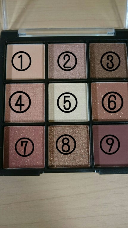 UR GLAM BLOOMING EYE COLOR PALETTE/U R GLAM/アイシャドウパレットを使ったクチコミ(2枚目)