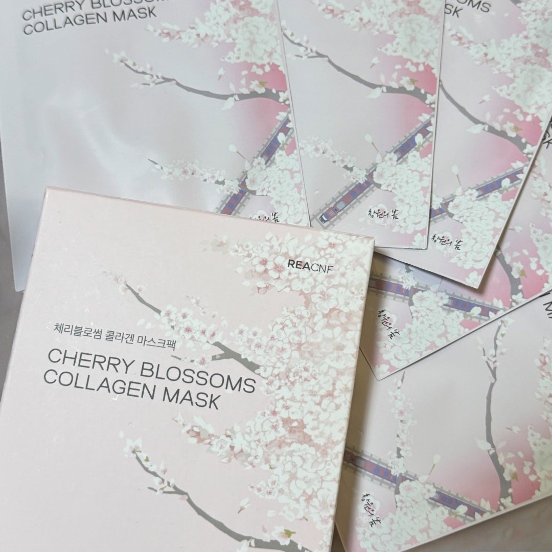 チェリーブロッサム コラーゲンマスク/REACNF/シートマスク・パックを使ったクチコミ(2枚目)