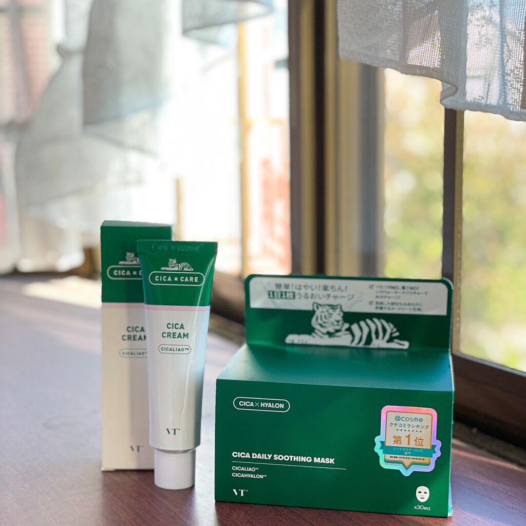 CICA デイリースージングマスク/VT/シートマスク・パックを使ったクチコミ（1枚目）