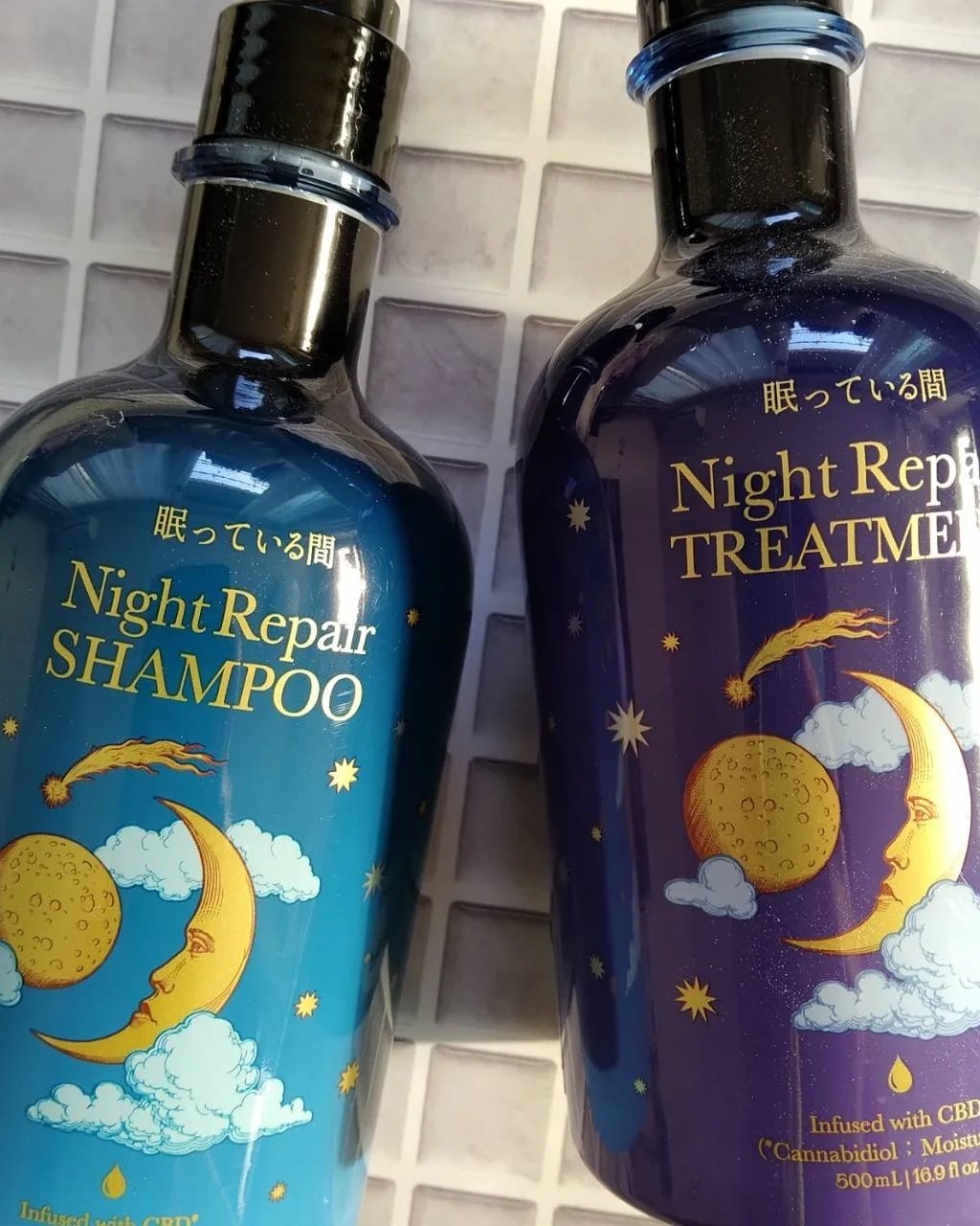 眠っている間 ナイトリペアシャンプー＆トリートメント/エラスチン/シャンプー・コンディショナーを使ったクチコミ（2枚目）