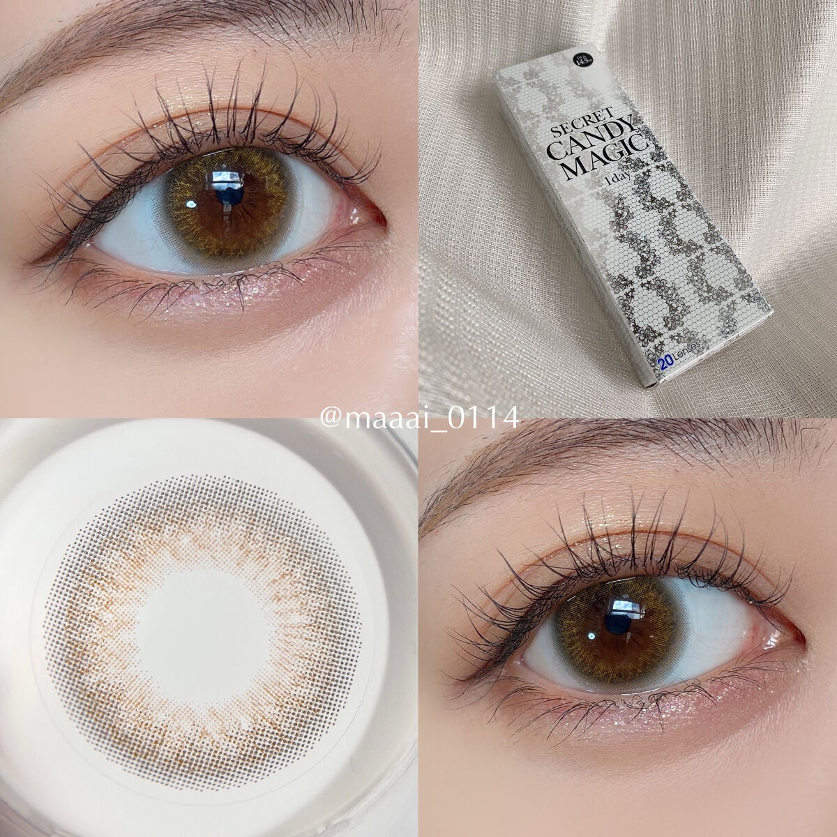 secretcandymagic 1day(シークレットキャンディーマジック)/secret candymagic/ワンデー(1DAY)カラコンを使ったクチコミ(4枚目)