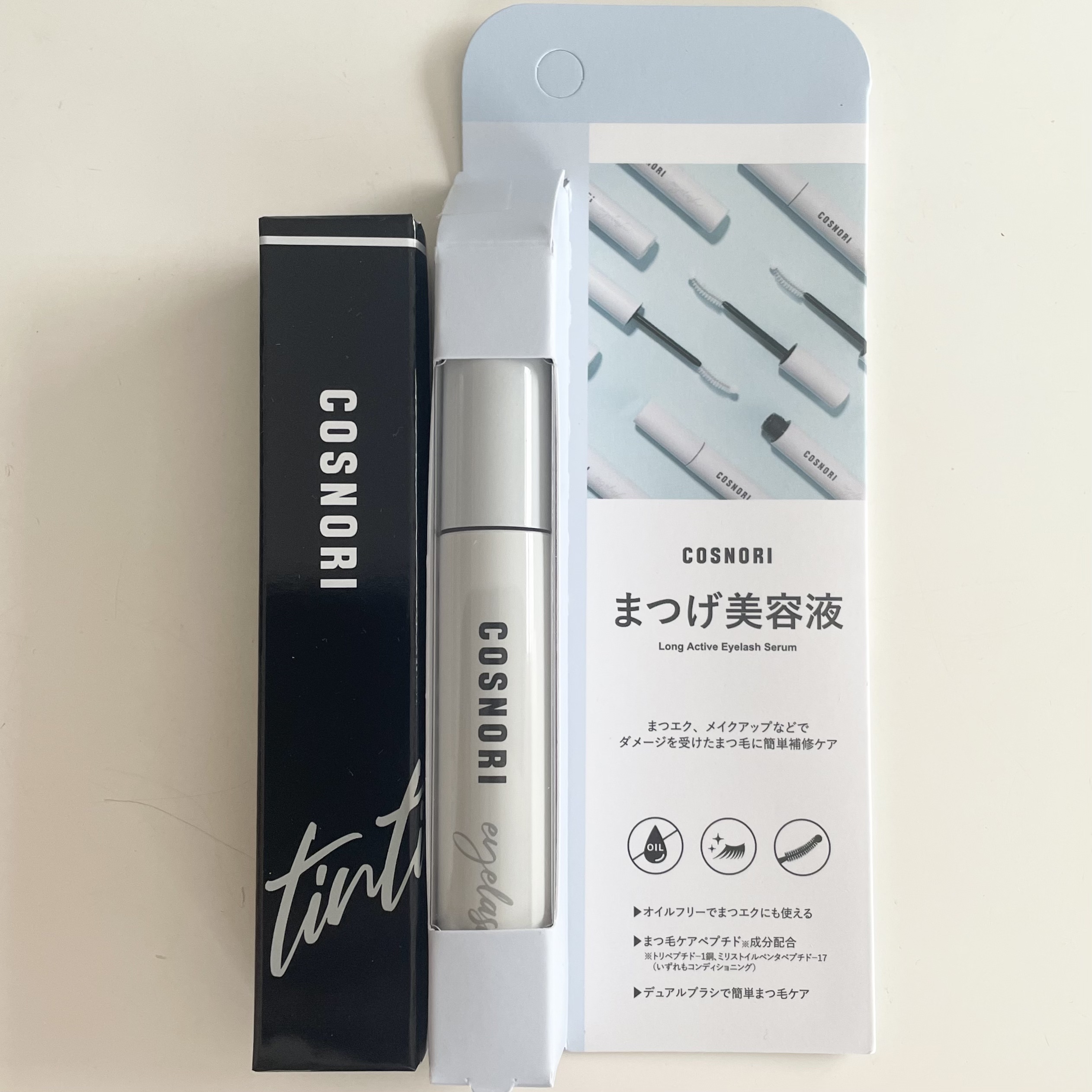 ロングアクティブアイラッシュセラム/COSNORI/まつげ美容液を使ったクチコミ（2枚目）