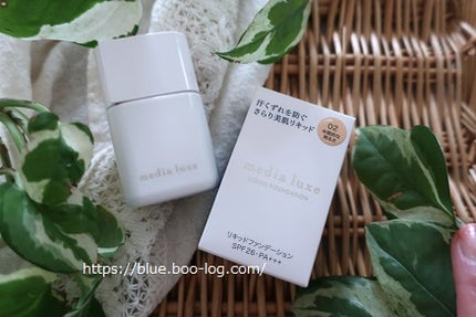 リキッドファンデーション/media luxe/リキッドファンデーションを使ったクチコミ(1枚目)