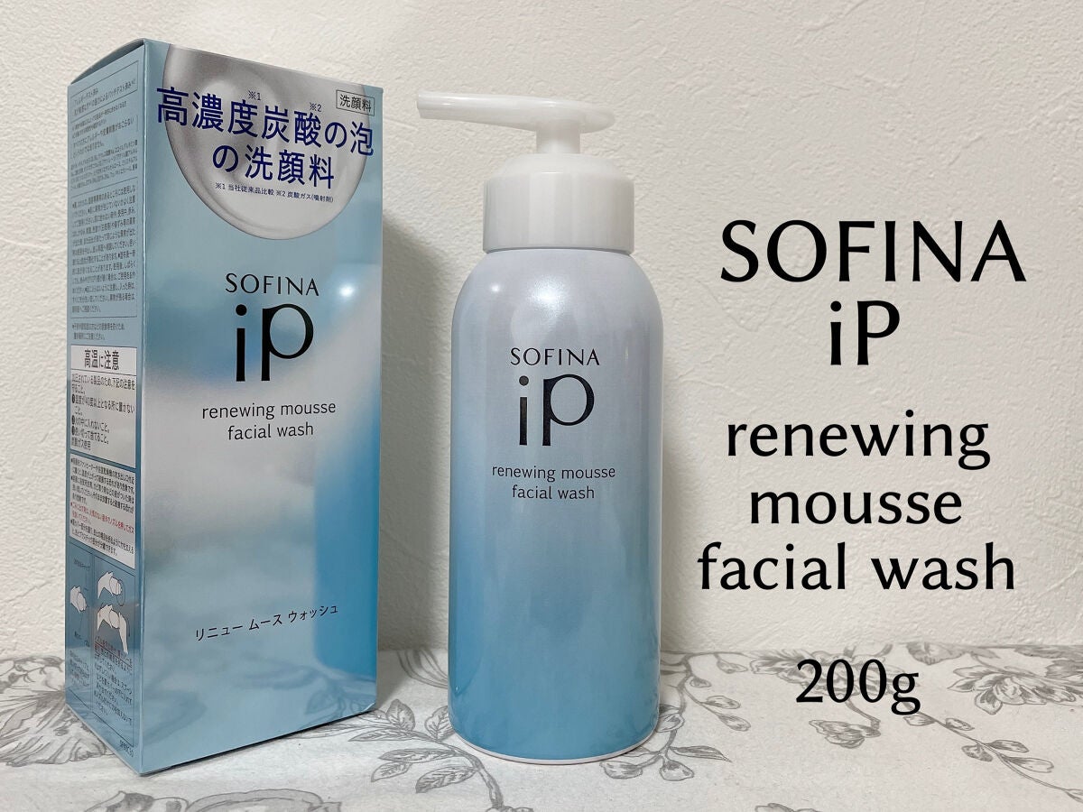 ソフィーナ iP リニュー ムース ウォッシュ/SOFINA iP/泡洗顔を使ったクチコミ(1枚目)