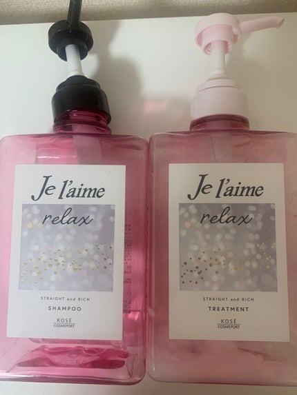 リラックス ミッドナイトリペア シャンプー/ヘアトリートメント (ストレート&リッチ)/Je l'aime/市販シャンプーを使ったクチコミ(1枚目)