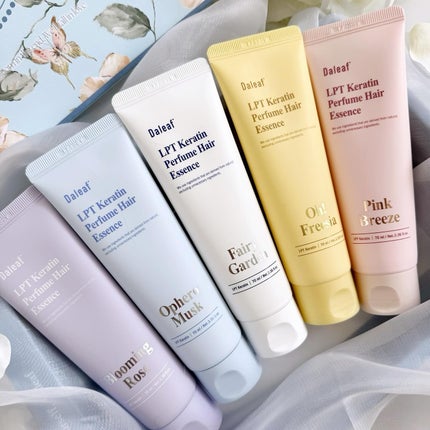 LPT Keratin パフュームヘアエッセンス Blooming Rose/Daleaf/ヘアミルクを使ったクチコミ(2枚目)