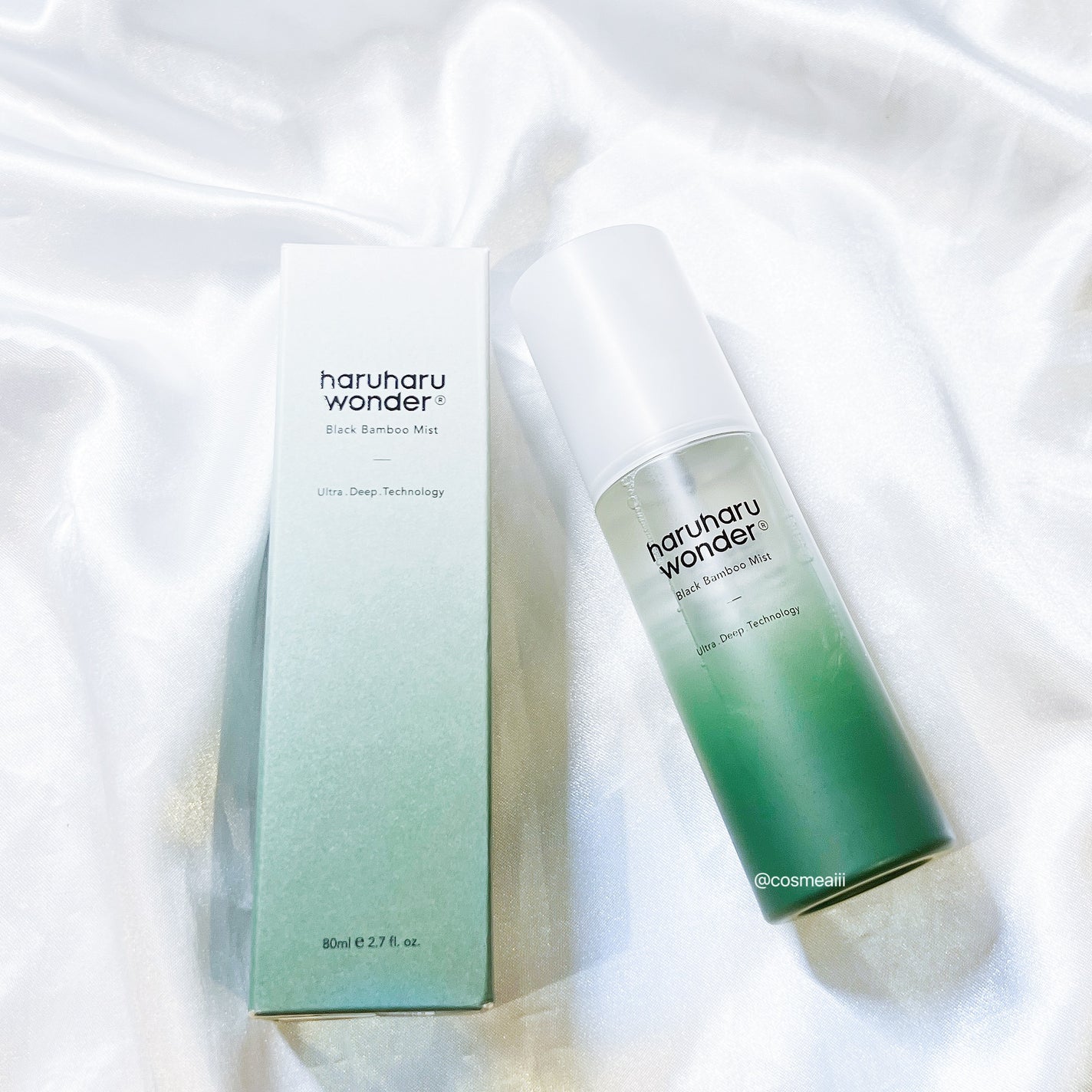 ブラックバンブーミスト/haruharu wonder/ミスト状化粧水を使ったクチコミ(2枚目)