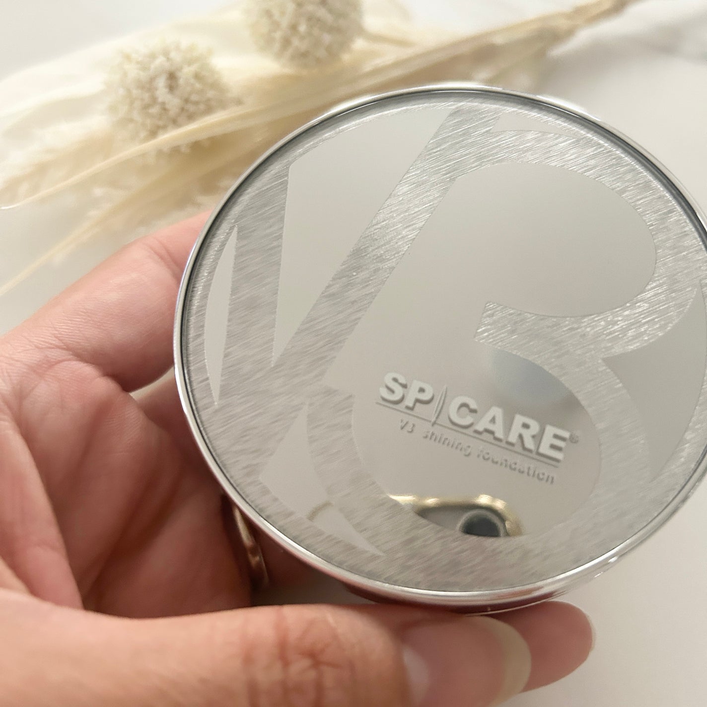 V3シャイニングファンデーション/SPICARE/クッションファンデーションを使ったクチコミ(5枚目)