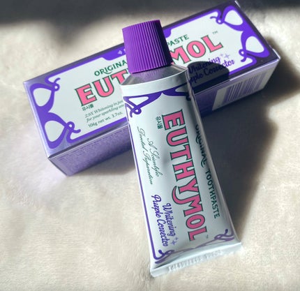 ホワイトパープル歯みがき ピーチフローラルミントの香り/EUTHYMOL/歯磨き粉を使ったクチコミ(1枚目)