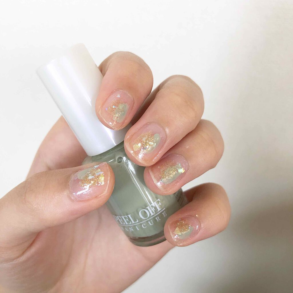 ピールオフマニキュア/DAISO/マニキュアを使ったクチコミ(1枚目)