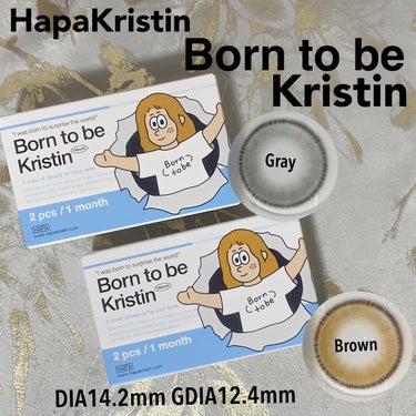 born to be kristin/Hapa kristin/カラーコンタクトレンズを使ったクチコミ（1枚目）