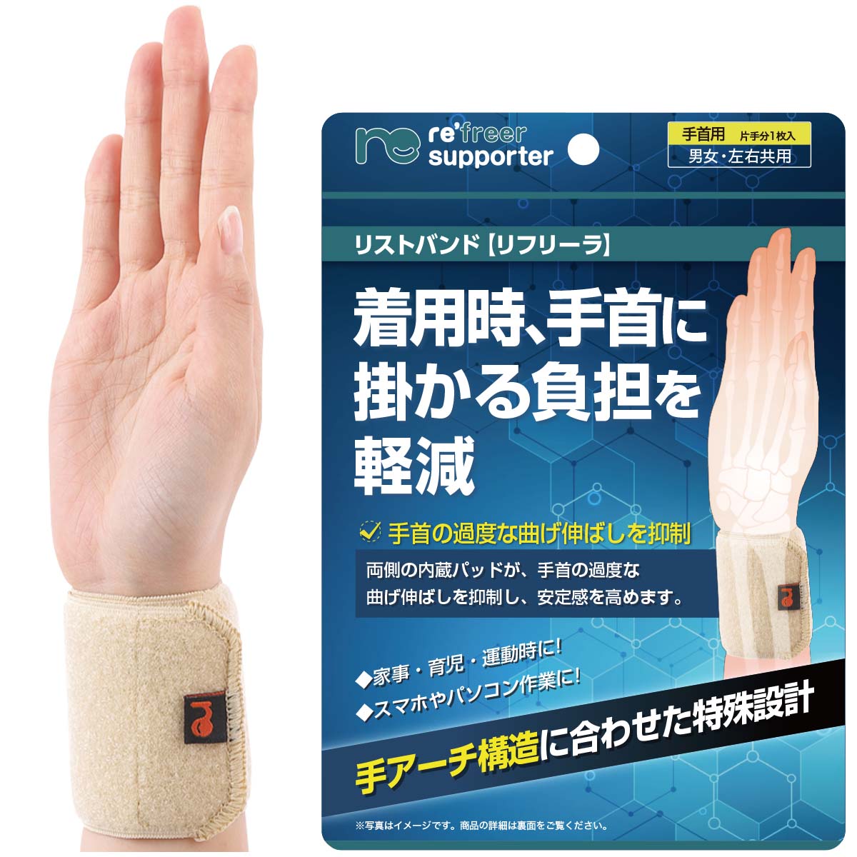 リストバンド リフリーラ S〜M