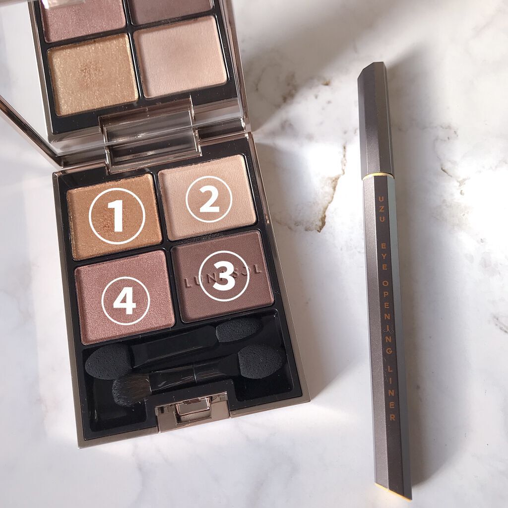 EYE OPENING LINER/UZU BY FLOWFUSHI/リキッドアイライナーを使ったクチコミ（1枚目）