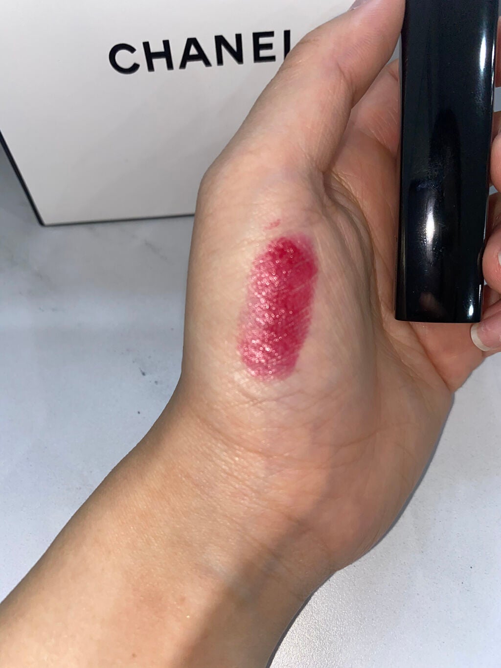 ルージュ アリュール/CHANEL/口紅を使ったクチコミ(4枚目)