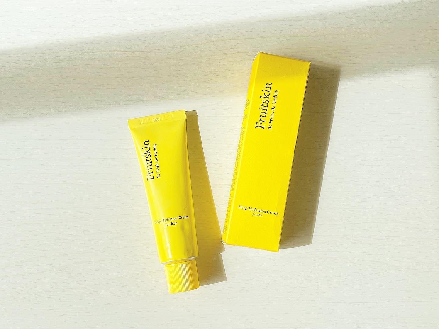 ビーガンディープハイドレーションクリーム/fruitskin/フェイスクリームを使ったクチコミ（1枚目）