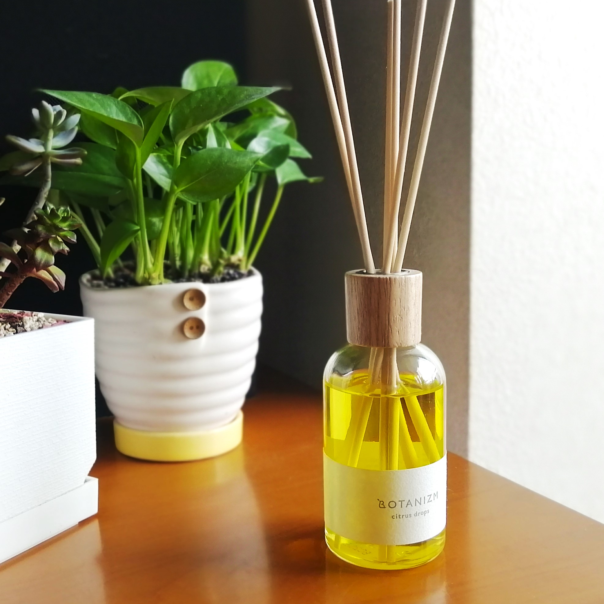 リードディフューザー シトラスドロップス/ボタニズム /香水(その他)を使ったクチコミ（3枚目）