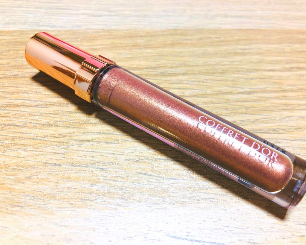 コントゥアアイグロス 01 グロウブラウン/コフレドール/リキッドアイシャドウを使ったクチコミ（1枚目）