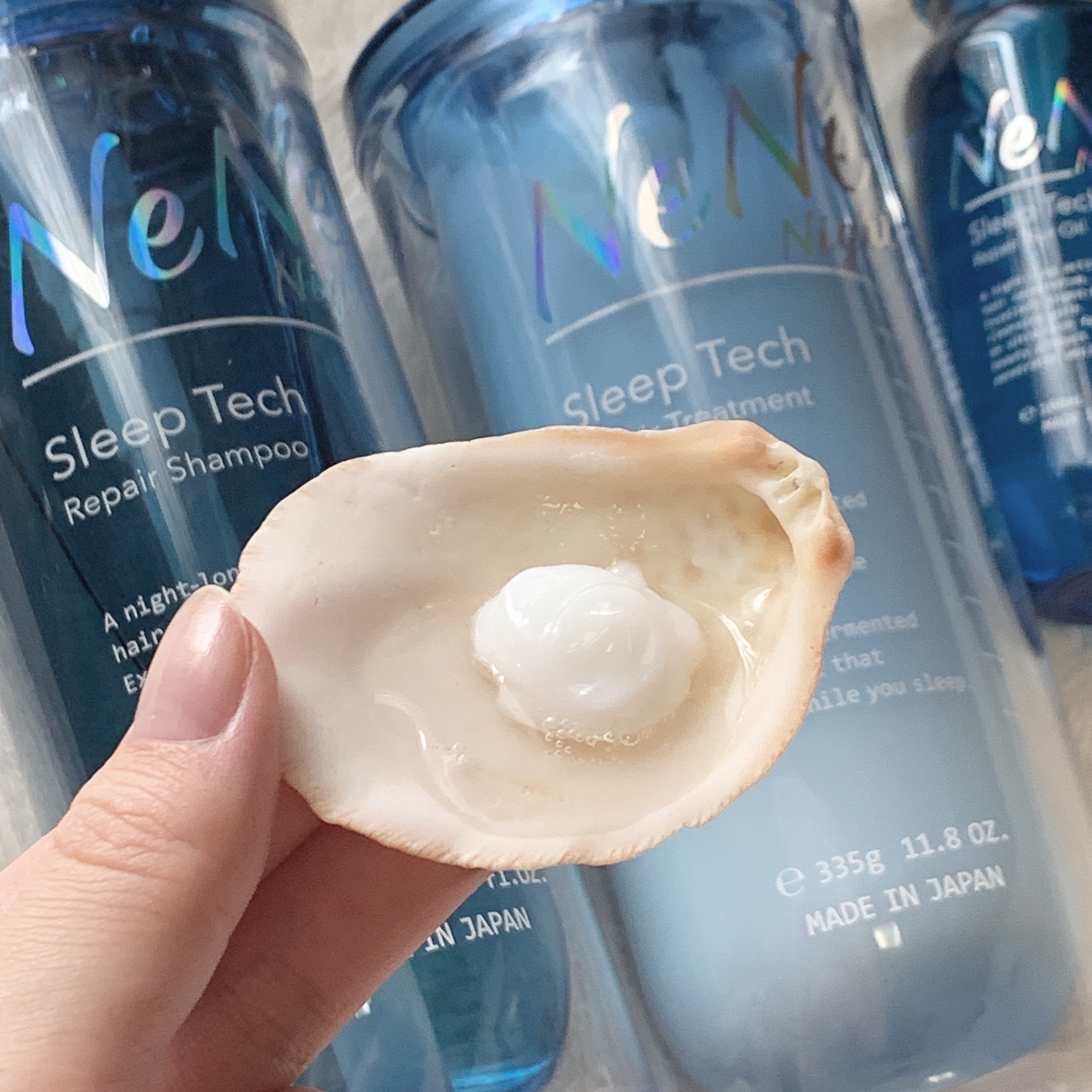 スリープテック リペア ヘアオイル/NeNe Night/ヘアオイルを使ったクチコミ（2枚目）