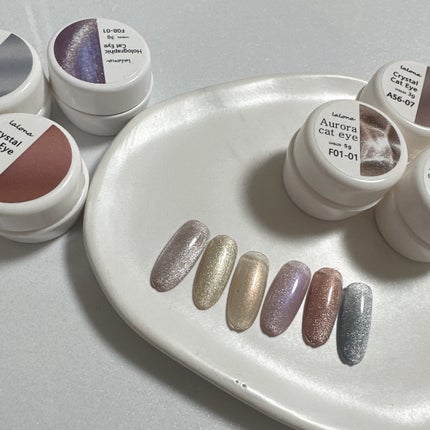 🐒ズボラママみっちゃんの高見えネイル💅 on LIPS 「マグネットネイル🧲自分好みで購入すると、色味が偏る🤭✨あるある..」(2枚目)