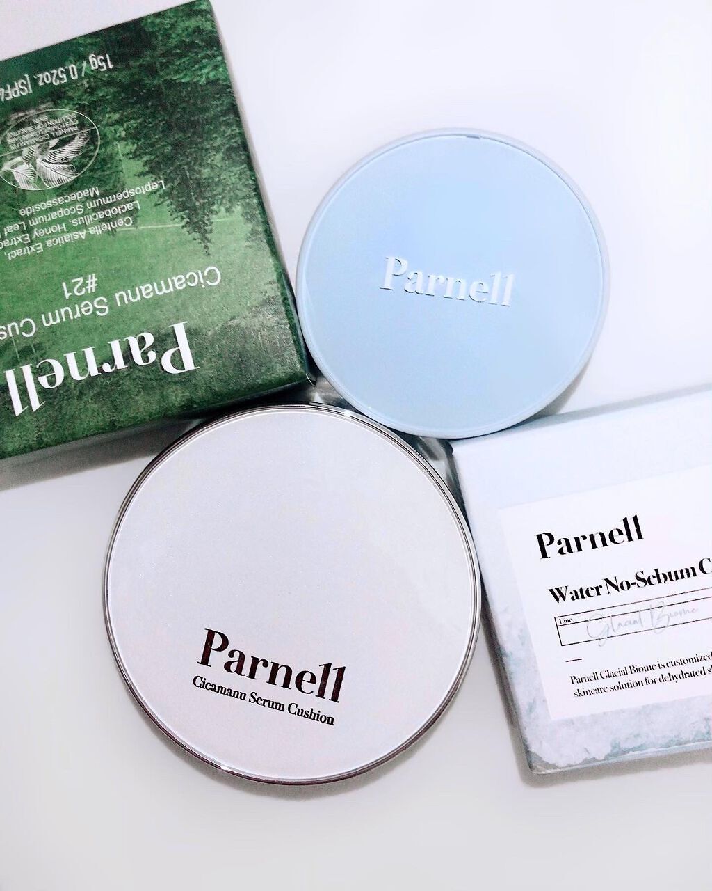 グラシアル　バイオーム　ウォーター　ノーセバム　クッション/parnell/クッションファンデーションを使ったクチコミ（1枚目）