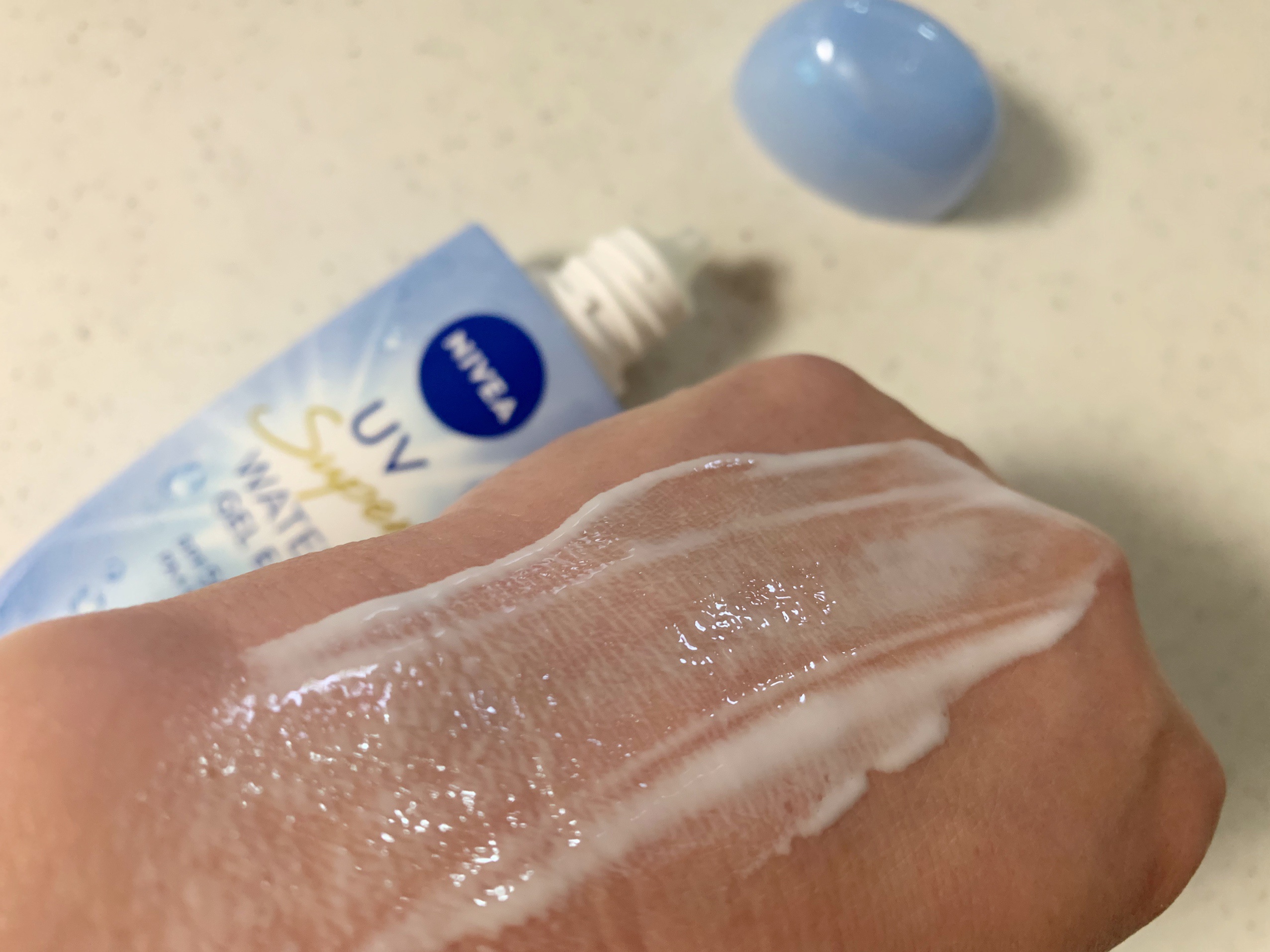 ニベアUV ウォータージェルEX/ニベア/日焼け止めジェルを使ったクチコミ（3枚目）