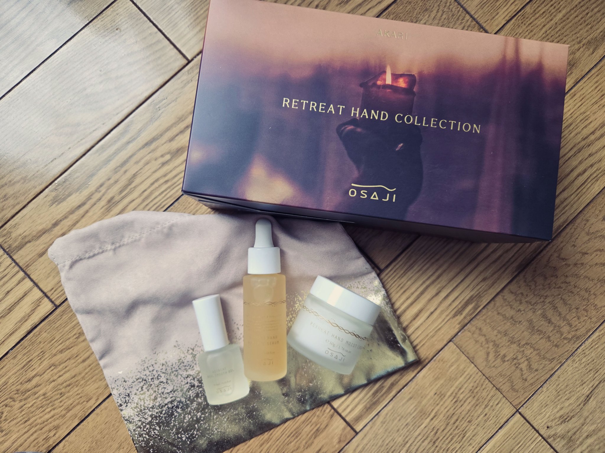 リトリート ハンド コレクション/OSAJI/スキンケアキットを使ったクチコミ（1枚目）