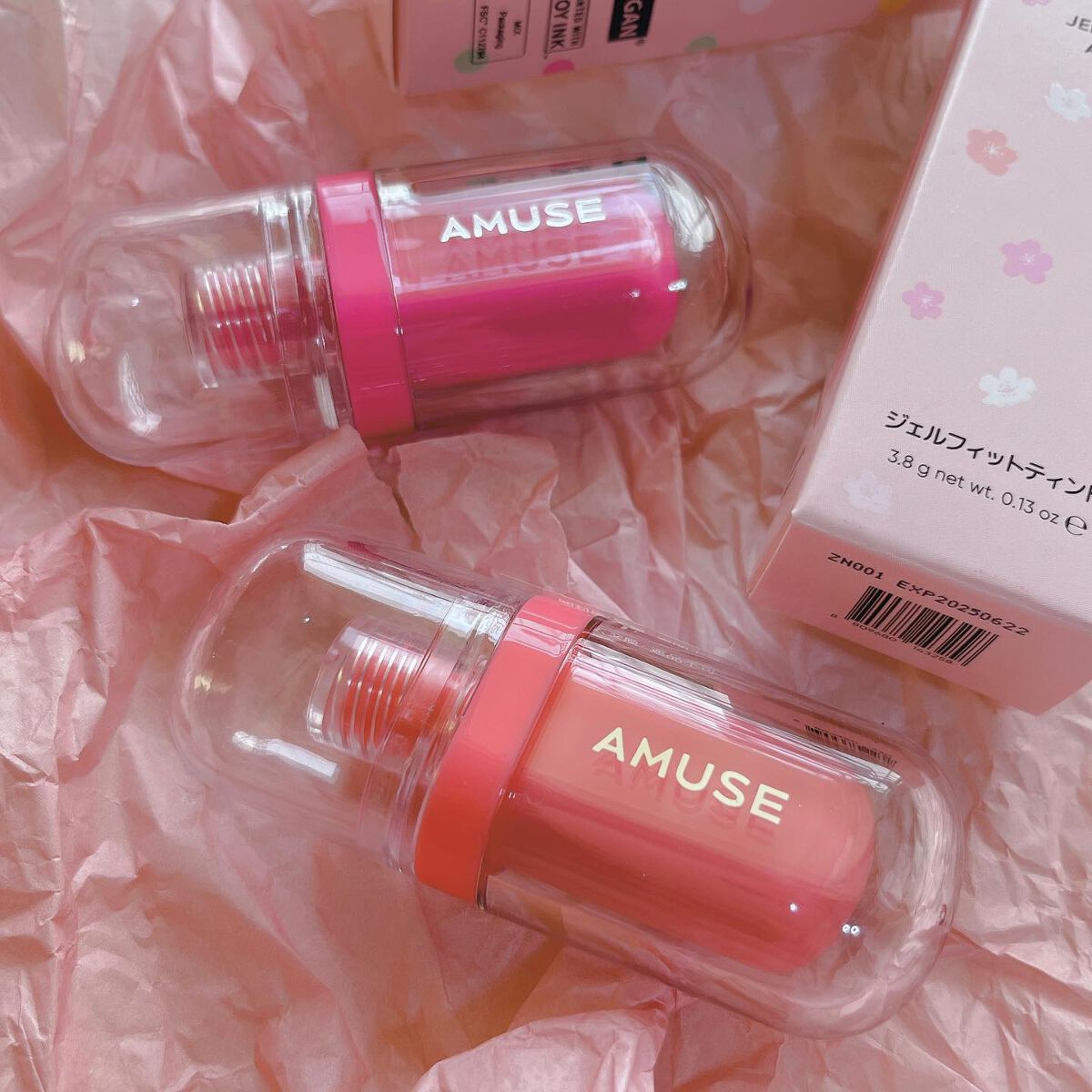 ジェルフィットティント/AMUSE/リップティントを使ったクチコミ(6枚目)